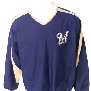Milwaukee Brewers Pullover Warm-up Jacket